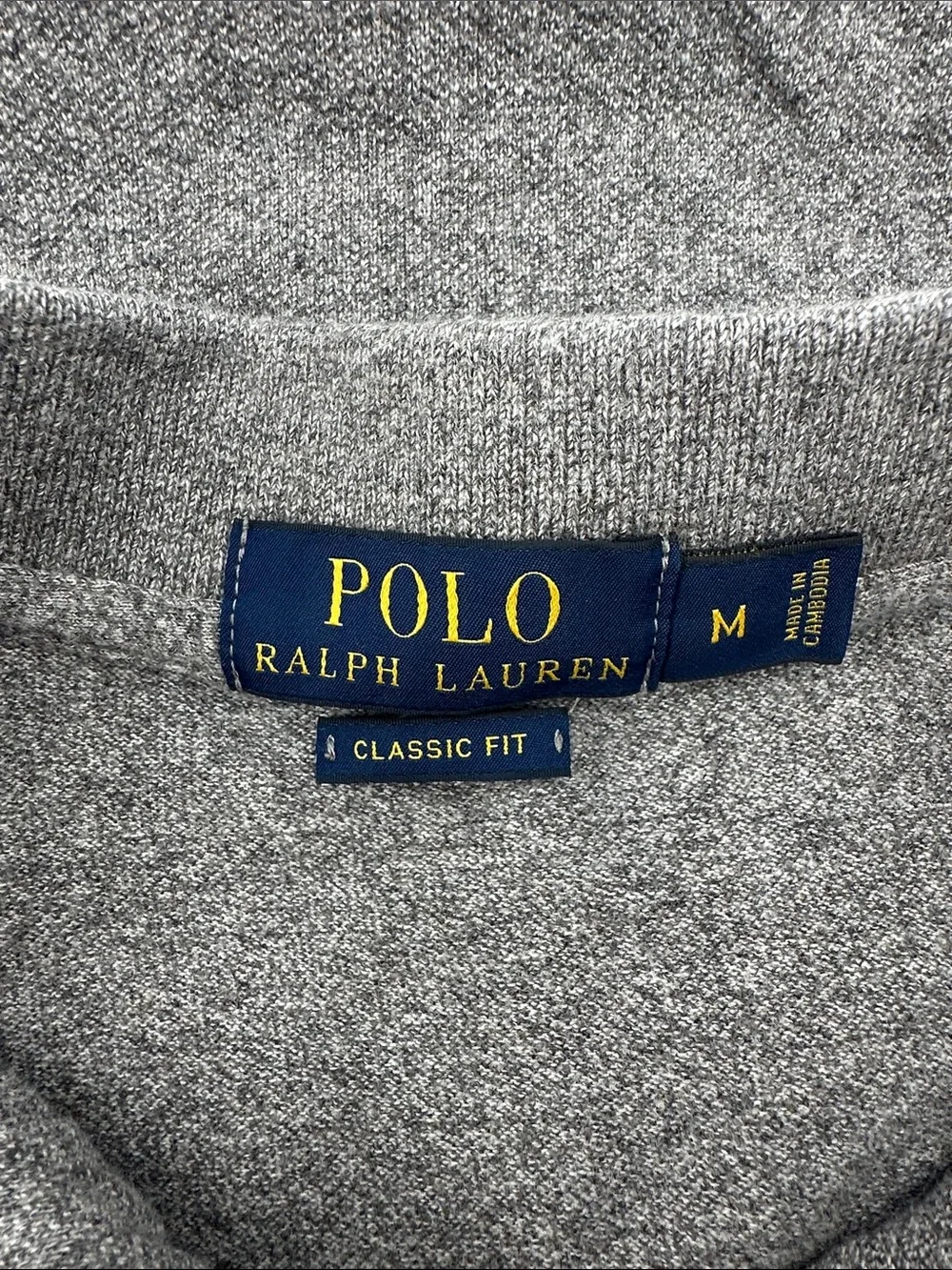 Polo by Ralph Lauren Men's Heather Gray Short-Sleeve Polo